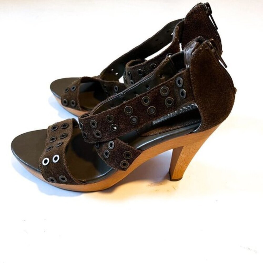 Banana Republic Bethel Suede Heel Sandals NEW!! - Picture 3 of 13